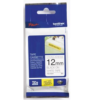 Tape BROTHER TZES231 12mmx8m s/h